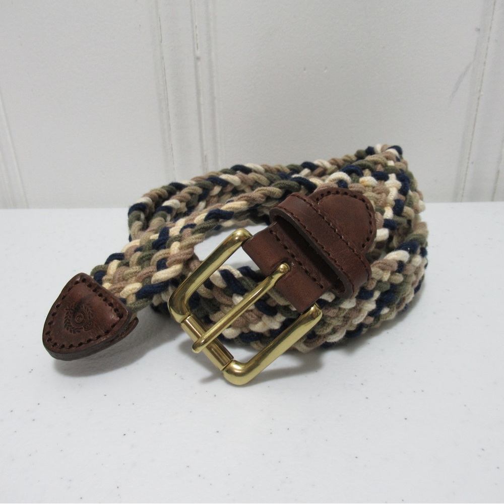 Liz Claiborne Braided Woven Multicolor Belt Size Large